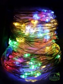 Lampki na druciku 200LED wiązka 10*200cm kolor. 240V wew/zew (228268)