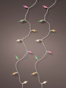 Mini 120LED Vintage Lights pastel bulb lamps 11.9m (493273)