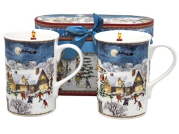 Set of 2 ceramic mugs 