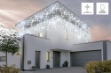 LED icicle curtain outdoor thick cable 100L + socket cold white + flash cold white (25-332) 4.8m/6W