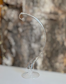 Glass stand for round or shaped baubles 21,5cm (E02)