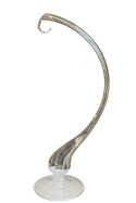 Glass stand for raound or shaped baubles 28cm (E03)