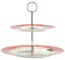Two-Tier Porcelain Serving Stand with Christmas Tree (555-7000)