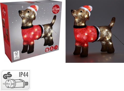Dog acrylic 38cm 40LED (AGX100020)