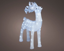 Reindeer acrylic 73cm 100LED very cold flesh outer (491081)