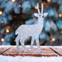 Reindeer acrylic 77cm 150LED cold flesh timer (492264)
