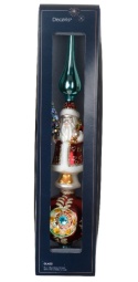 Glass spike with Santa Claus and spotlight (123455)
