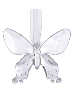 Zawieszka motylek akrylowy na tasiemce (YQS9012-2)-20%