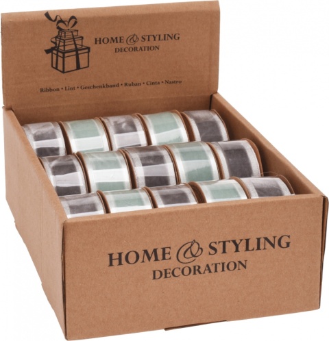 Wstążka na szpuli welurowa 2kolory (053679)-20%